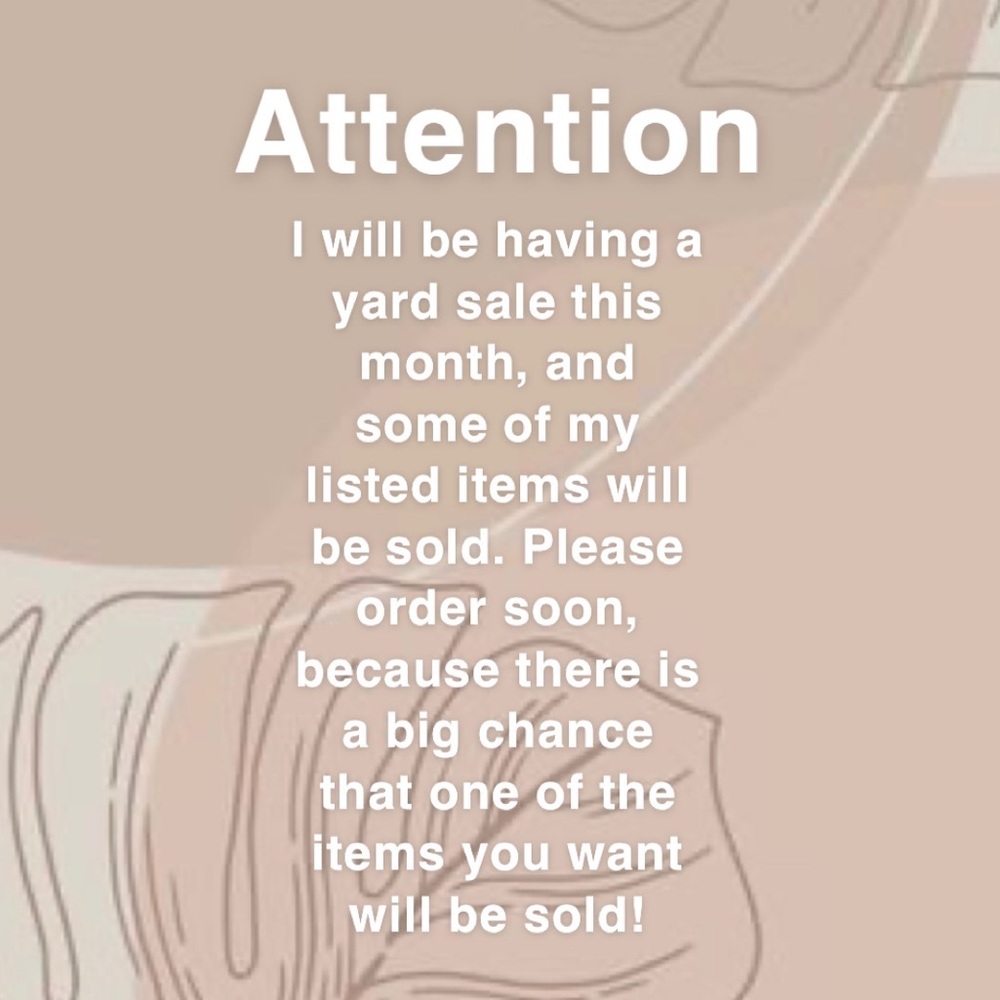 IMPORTANT: GET THEM BEFORE THEY’RE GONE!!